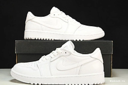 White Triple Jordan Low Golf Retro 1 1024